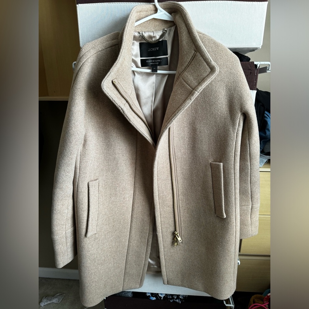 Jcrew stadium wool coat